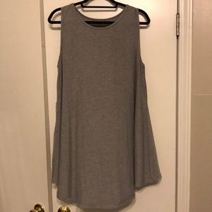Grey tshirt dress